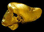 Gold Nugget in Dahlonega Gold Museum
